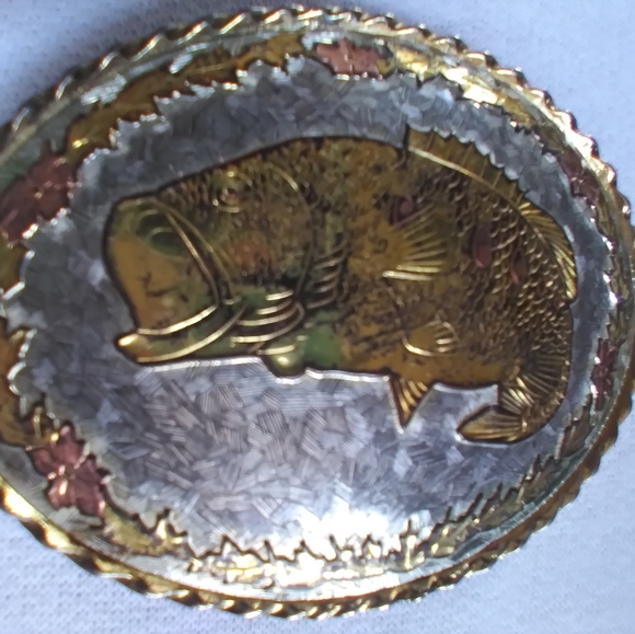 Fish belt buckle- Vintage - Picture 3 of 5